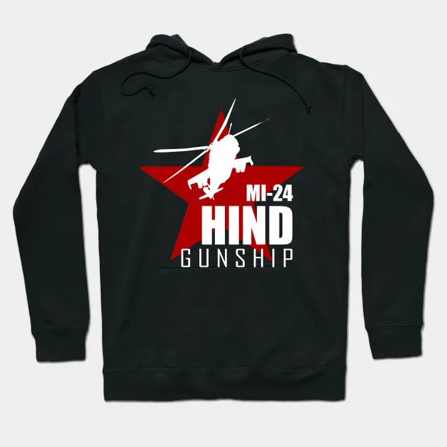 

Helicopter Gunship MI-24 Hind Unisex Hoodie