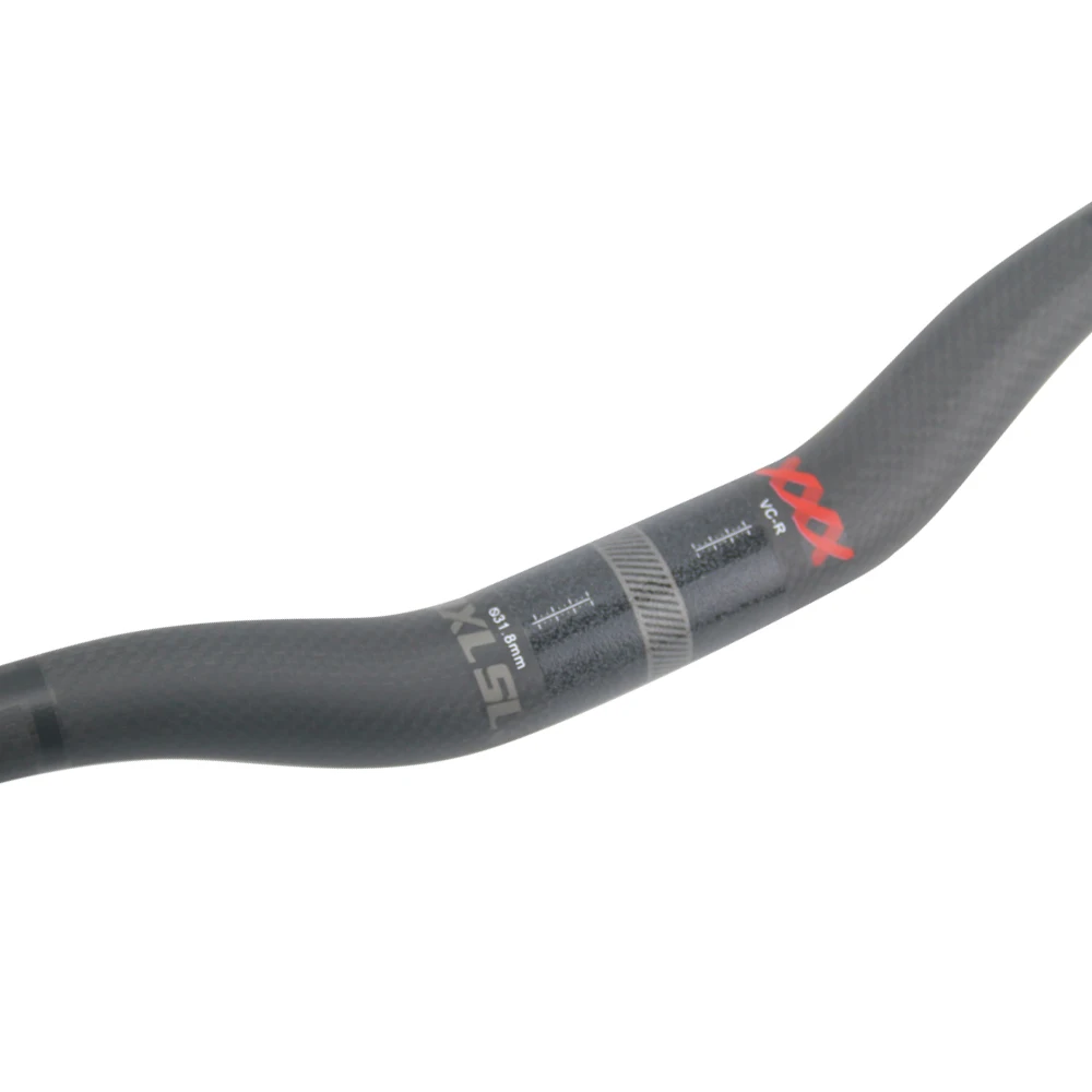 RXL SL-Matte Carbon Fiber Mountain Bike Handlebars, Flat, Riser Bar, 31.8, 31.8, 680, 700, 720, 740, 760mm, 3K