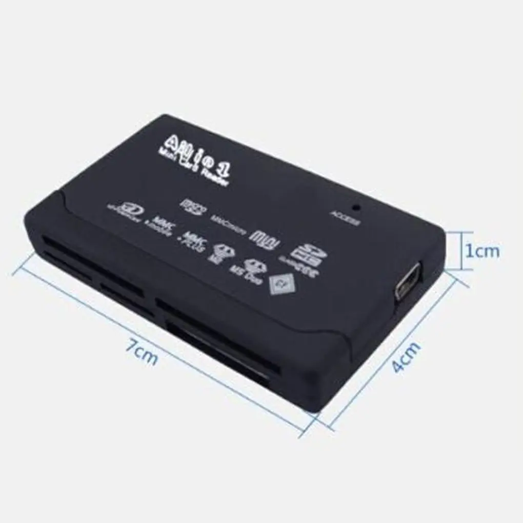 Miniหน่วยความจำCardreader All In One Card Reader USB 2.0 480Mbps TF MS M2 XD CF Micro SD