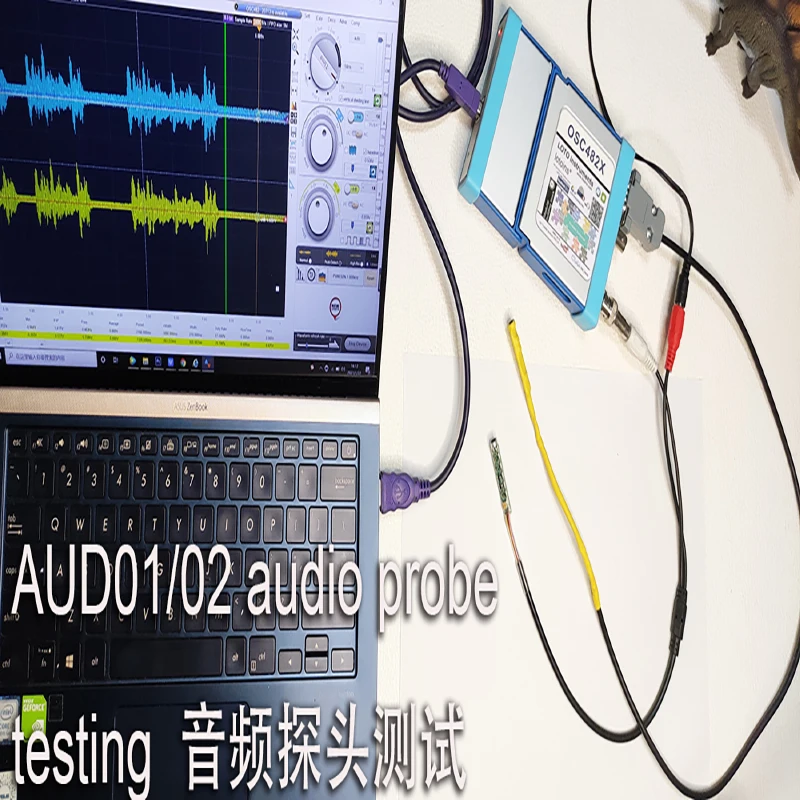 Oscilloscope sound probe/audio input/microphone input/noise detection/abnormal sound detection AUD01 /AUD02