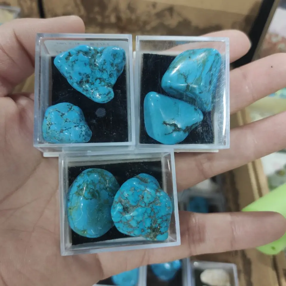 Very rare!  polish Turquoise Mineral specimen stones and crystals healing crystals quartz 1 box