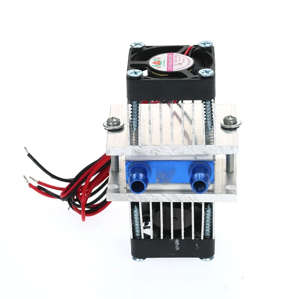 12V TEC Electronic Semiconductor Thermoelectric Cooler Peltier Refrigeration TEC1-12706 Cooler+Water Cooling System