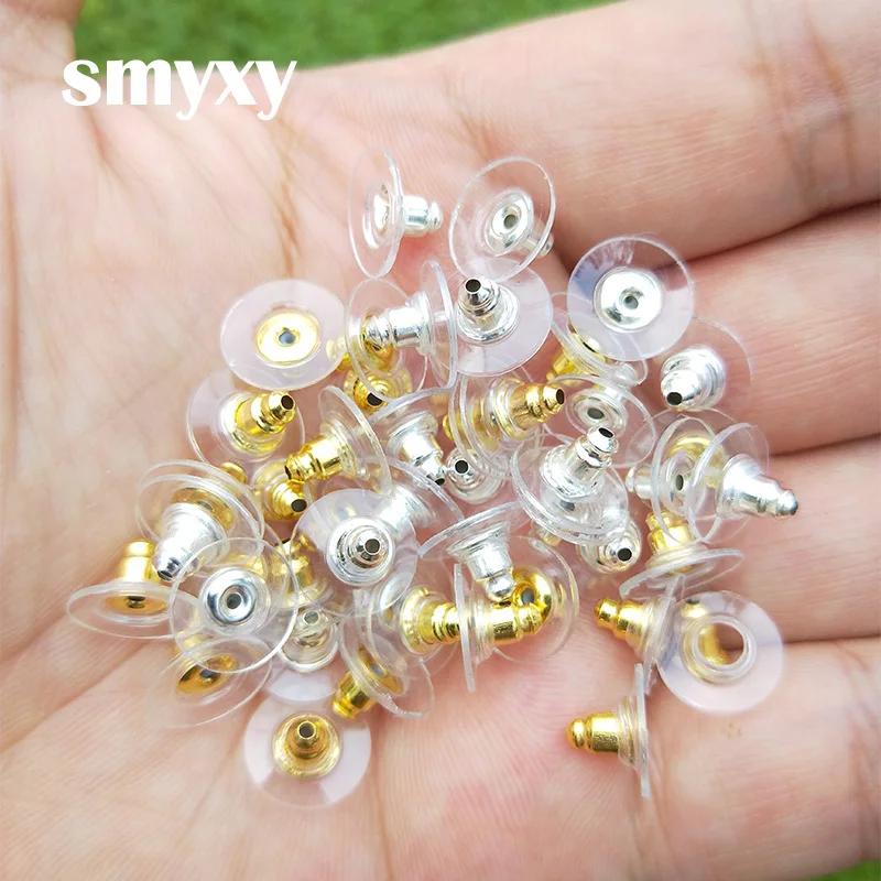 STUD Cap Anting-Anting Kembali Cap Plug Pengangkat Anting-Anting Punggung Kait Sumbat Telinga Diy Membuat Perhiasan Aksesoris