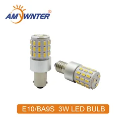 12V Car Light Ba9s Led 24v Bulbs For T4w Canbus 3W Power Interior Reading Sourse pack of 2
