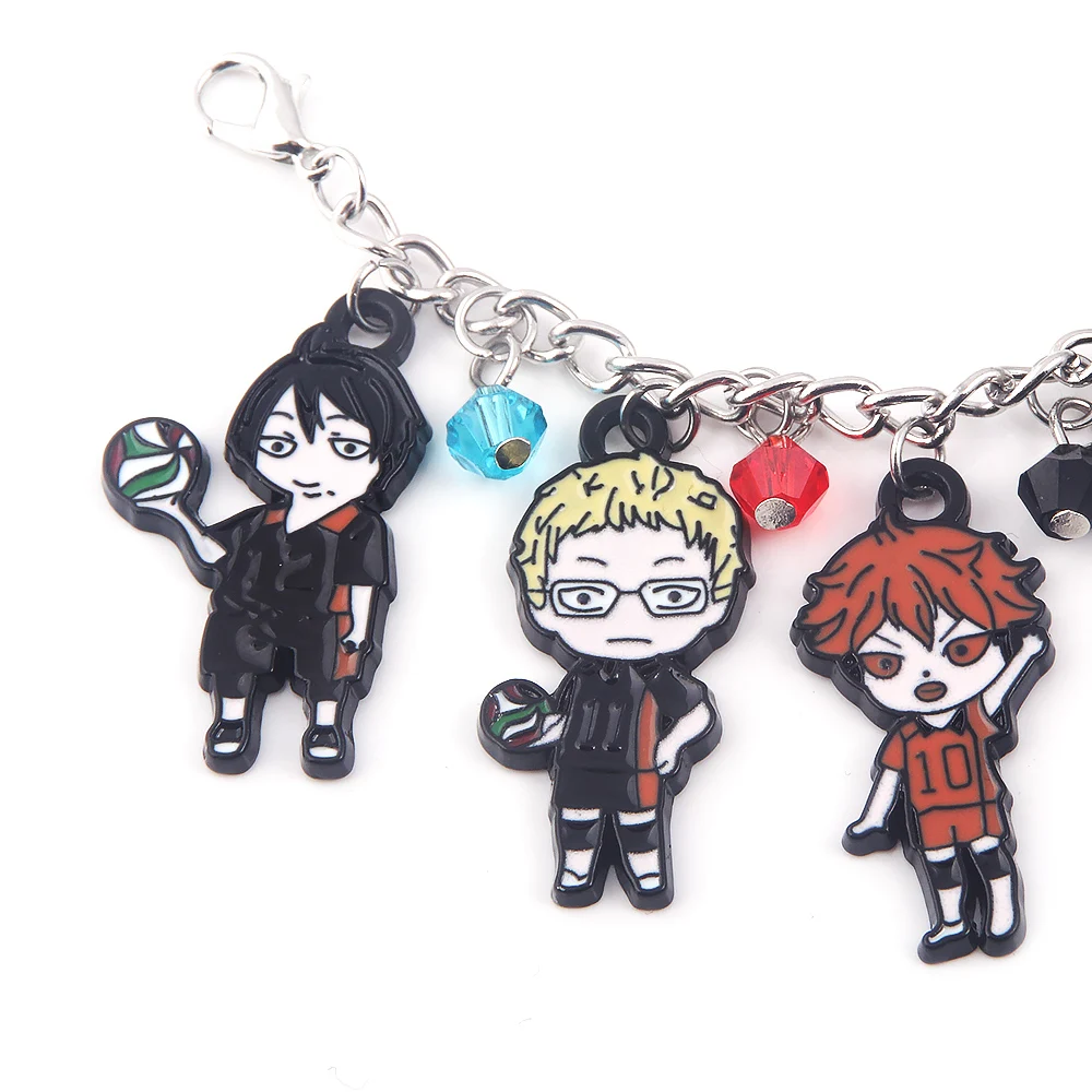 Anime Haikyuu Armband Hinata Shoyo Oikawa Tooru Kozume Kenma Tobio Kageyama Nishinoya Yuu Charme Armreif Schmuck