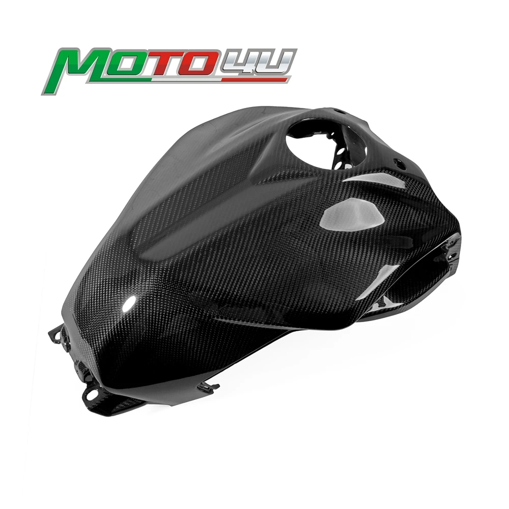 Real Carbon Fiber Full Tank Cover (One piece version) Gloss 100% Twill Weave For Yamaha MT07 MT-07 MT 07 2018 2019 2020