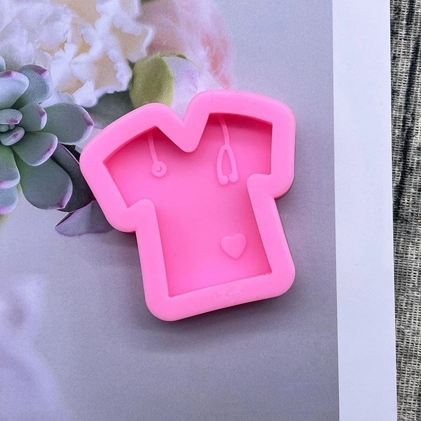 Nurse Uniform Silicone Mold Sugarcraft Fondant Cake Decorating Tools Cupcake Chocolate Baking Mold