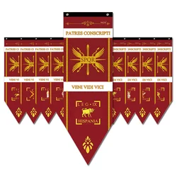 Bandeira legionária romana spqr roma império legiões guerra banners casa decoração do quarto casa quintal jardim decoração bandeiras S2-2 bárbaros guerra