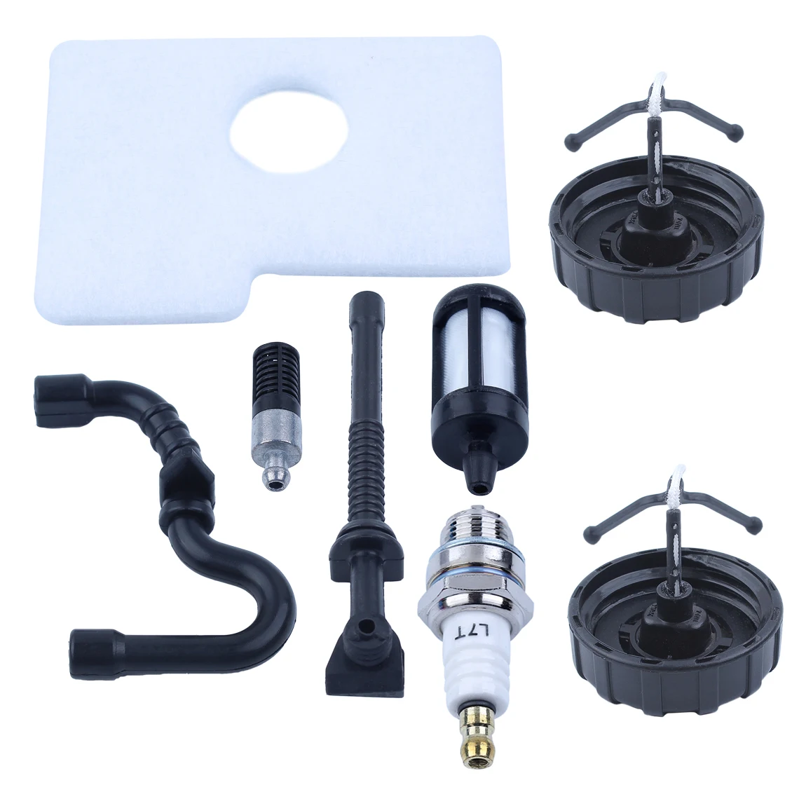 Aria carburante olio linea filtro tubo tappo serbatoio per STIHL MS180 MS170 018 017 MS 180 170 Kit candela motosega pezzo di ricambio muslimate