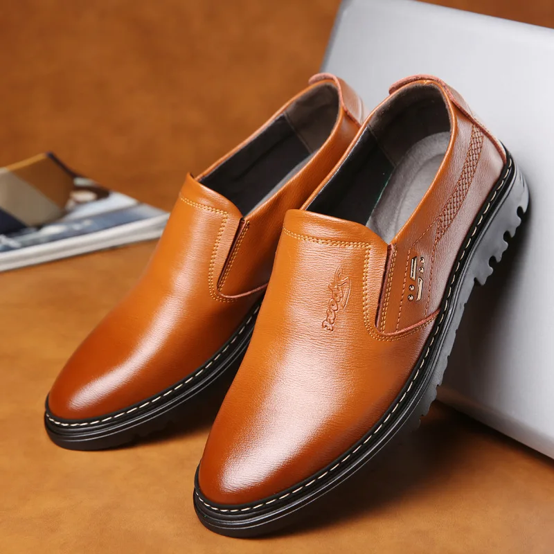 Genuine Leather Men Casual Shoes 2023 Spring Autumn Breathable Mens Loafers Fashion Slip-On Soft Driving Shoes Zapatillas Hombre