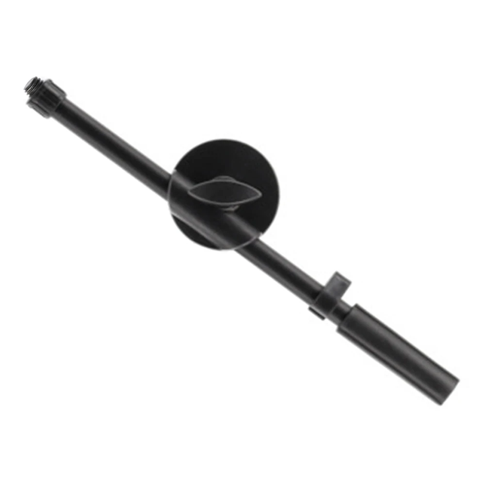 Asta per treppiede con supporto per barra trasversale per microfono a rotazione con/8 accessori per staffa per microfono con supporto a vite per fotografia in diretta