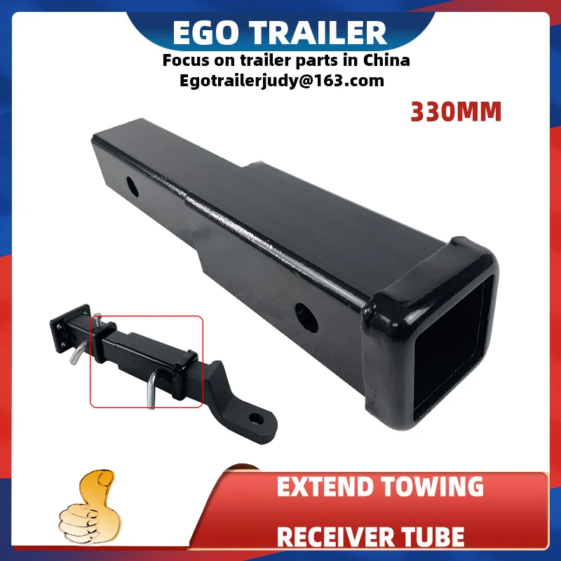 EGOTRAILER extend 330mm TOWING RECEIVER TUBE FOR TOWING TOW BAR  TRAILER RV PARTS