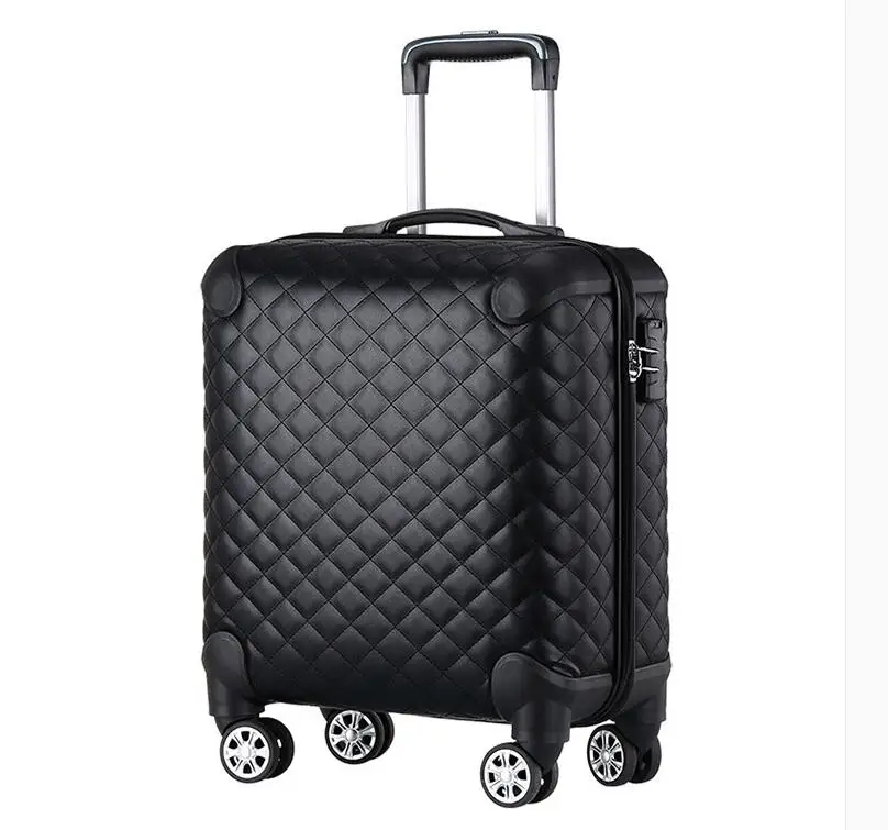 Women carry on hand Luggage Suitcase Travel Trolle Bag Wheeled Baggage Suitcase Spinner Suitcase Travel Trolley Bags  on wheels