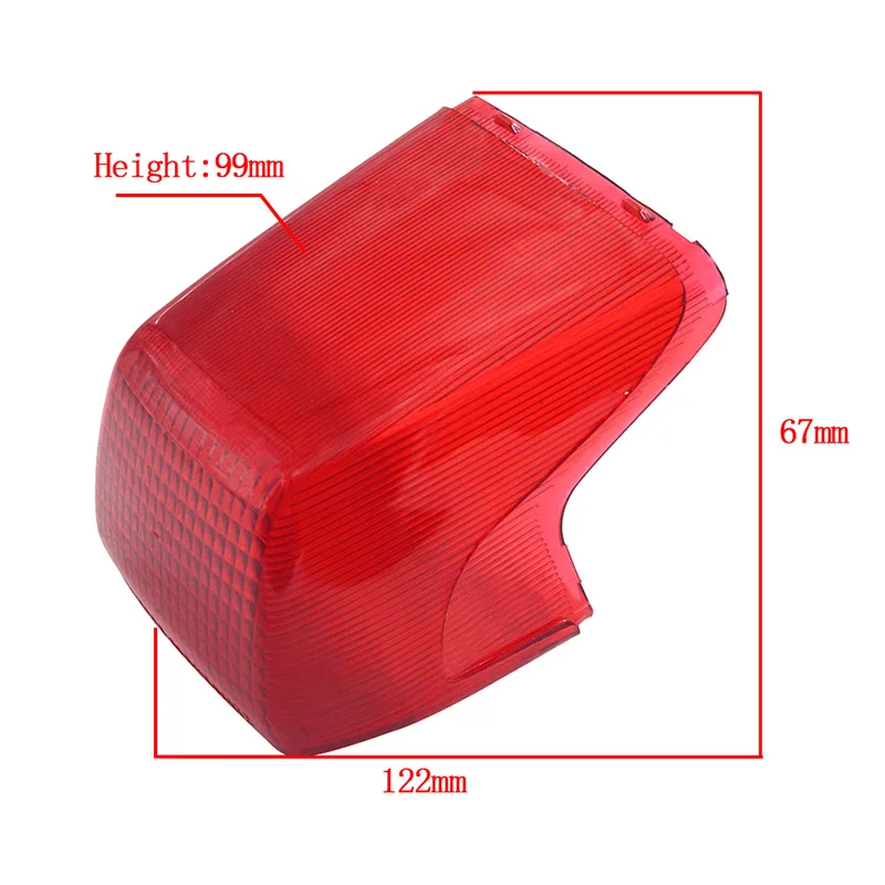 Motorcycle Tail Rear Brake Light Stop Light Lamp Cap Cover Shell For HONDA AX-1 AX1 AX 1 NX250 NX 250