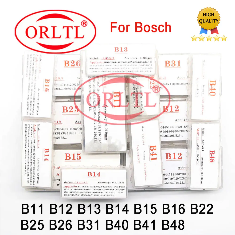 B15 B40 B41 CR Fuel Injector Adjustment Washers Shims B11 B12 B13 B14 B16 B22 B25 B26 B31 B48 B15 Gaskets Repair Kits For Bosch