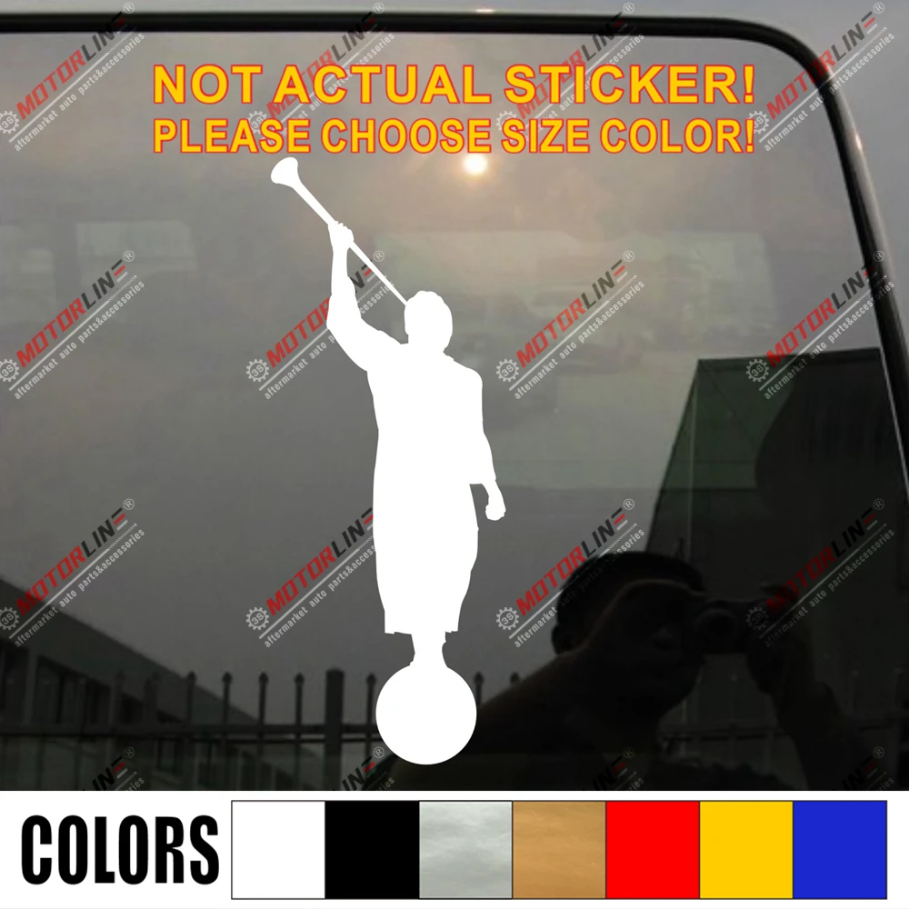 Angel Moroni Decal Sticker Mormonism Book of Mormon Car Vinyl pick size color die cut no background