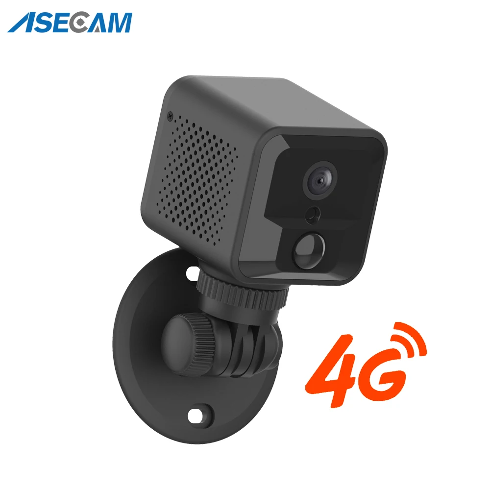 4G Tarjeta SIM Mini camaras de vigilancia con wifi 1080P batería Audio bidireccional Monitor pequeño de bebé videovigilancia inalámbrica