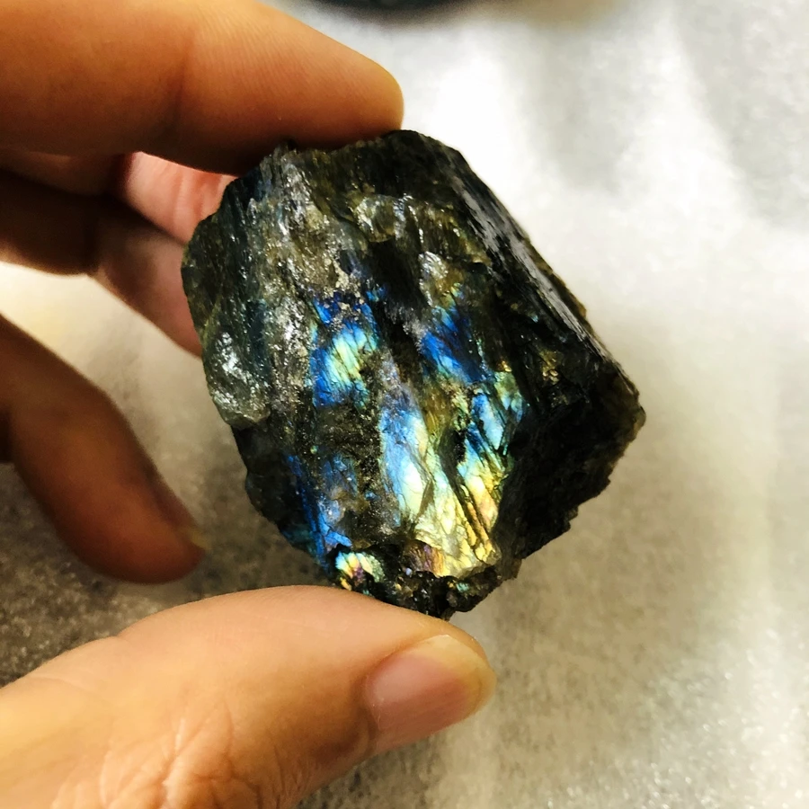 1PCS Natural Blue F… - image