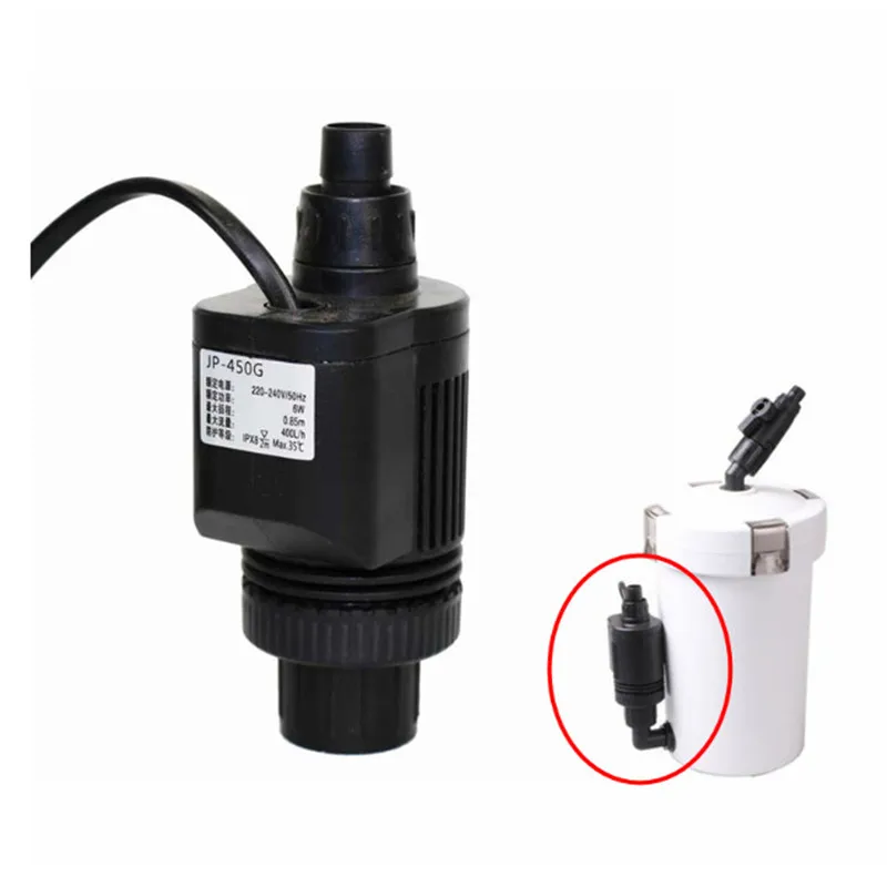 SUNSUN JP-450g pompa wodna nowa wersja 6W dla HW602B 603B filtr zewnętrzny akwarium akwarium 400L/H