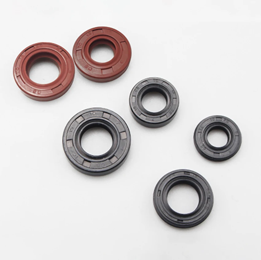 2Pcs/set Law Mower Oil Seal Kit, 2/4 Stroke Brush Cutter Crankshaft Oil Seal, Garden 40-5/139/GX35/140 Grass Trimmer Accessories