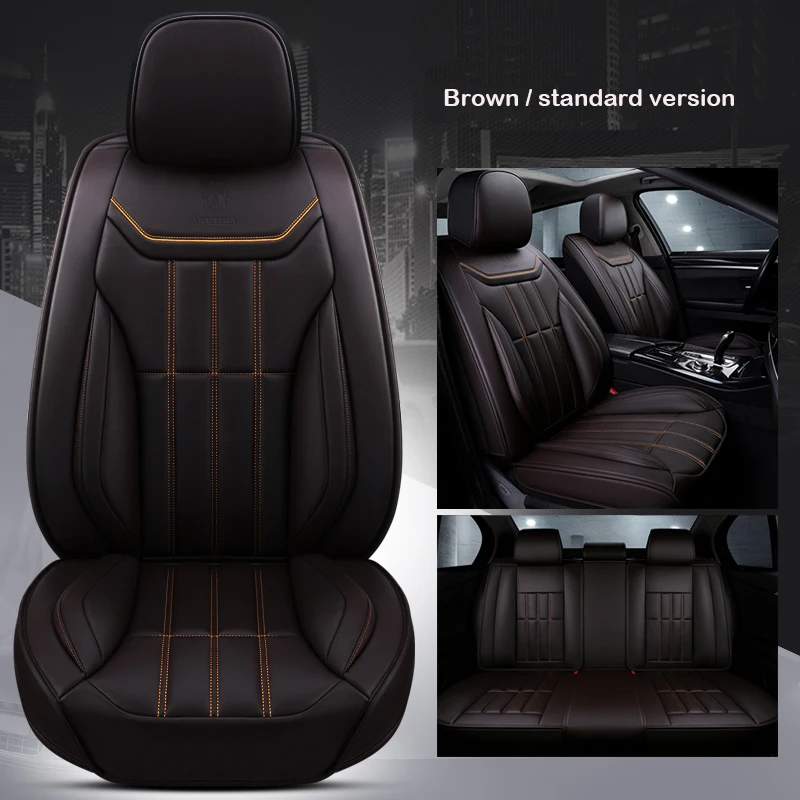 Universal Leather car seat cover for great wall hover hover m2 voleex wingle dacia berlina break double cab logan car styling