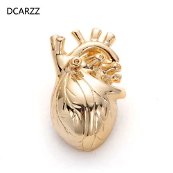 DCARZZ Heart Lapel Pins Metal Brooch Gift for Doctor Nurse Medical Hijab Pin Badge Women Accessories