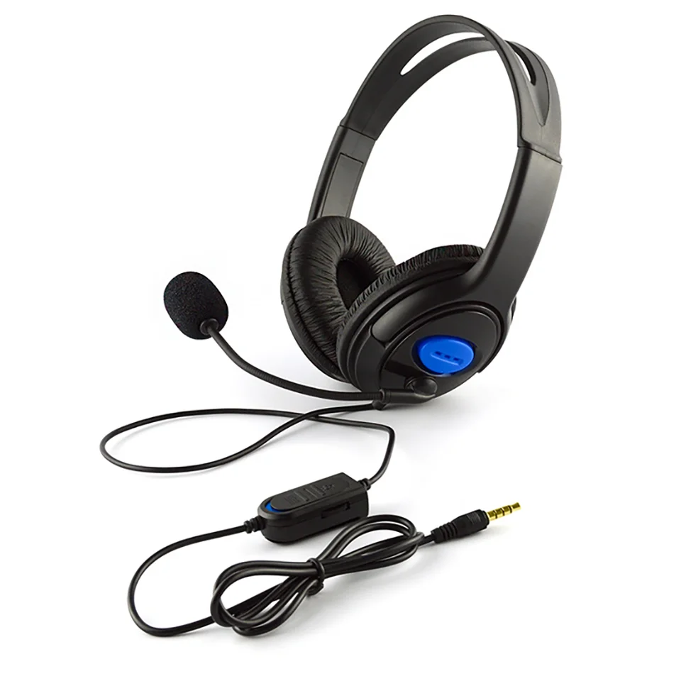 Wired Gaming Headsets With Mic Noise Isolating Headphones Bass Stereo for Sony PS3 PS4 PS5 Laptop PC Gamer Headphone