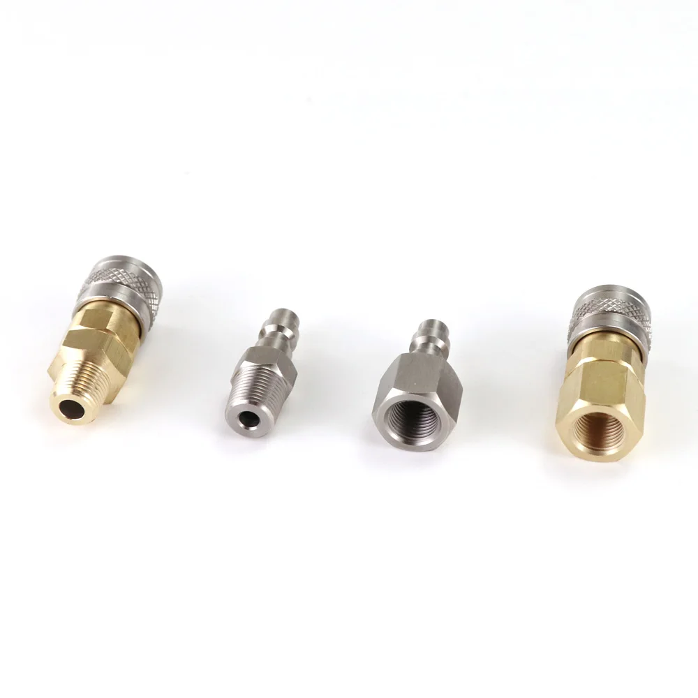 New Foster Quick Disconnect Coupler Stainless Steel Male Plug 22-2 Or 23-2 Female Coupler 2202 Or 2302(1/8 Npt thread )