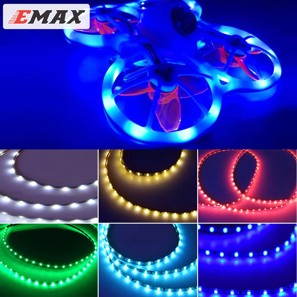 Emax Tinyhawk LED 1M 2.5mm Non-Waterproof 60 Strip Light Dream Color DC 5V led for FPV Racing RC Mini Drone