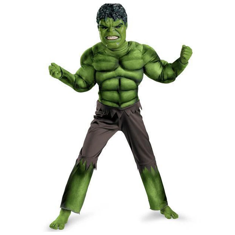 2021 New Hulk Costumes for kids/ Fancy dress/Halloween Carnival Party Cosplay Boy Kids Clothing Decorations Supplies costumes