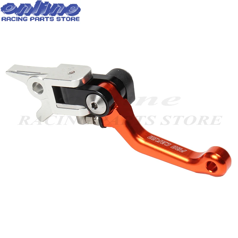 4 Directions Foldable Pivot Brake Lever For SX SXF EXC XCF 125 150 200 250 300 350 450 525 530 07-13  Dirt Bike Motocross Enduro