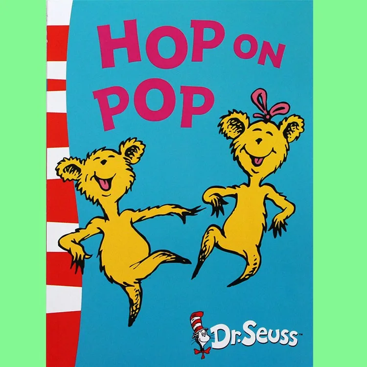 

Hop on pop Dr.Seuss Interesting Story Parent Child Kids Picture English Books Christmas Gift Age 3 up