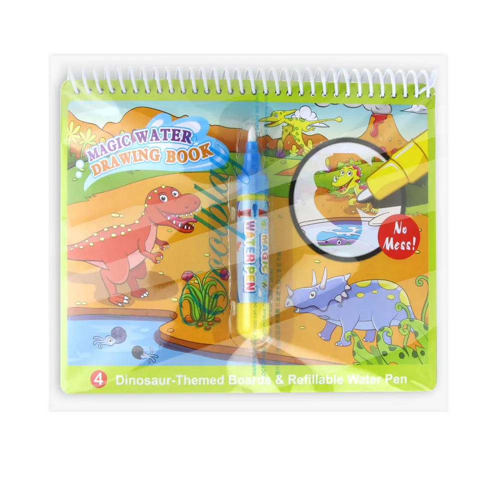 Livre de dessin à l'eau, 8 Styles, coloriage, stylo à gribouiller, jouets éducatifs pour enfants, cadeau d'anniversaire
