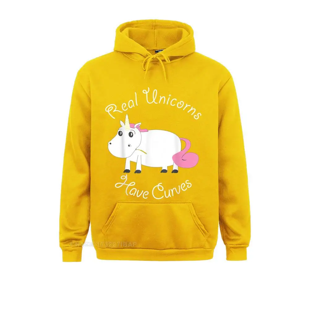 Real Unicorns Have Curves Chubby Unicorn Rhino Tee Summer Fall Hoodies Long Sleeve Print Clothes Special Tight Sweatshirts