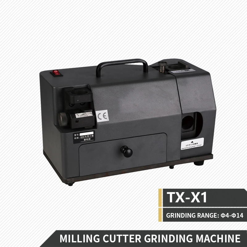 

TX-X1 Milling Cutter Grinding Machine 4-14MM Industrial Lathe Tool Grinding Maintenance Machine 220V Desktop Grinding Machine