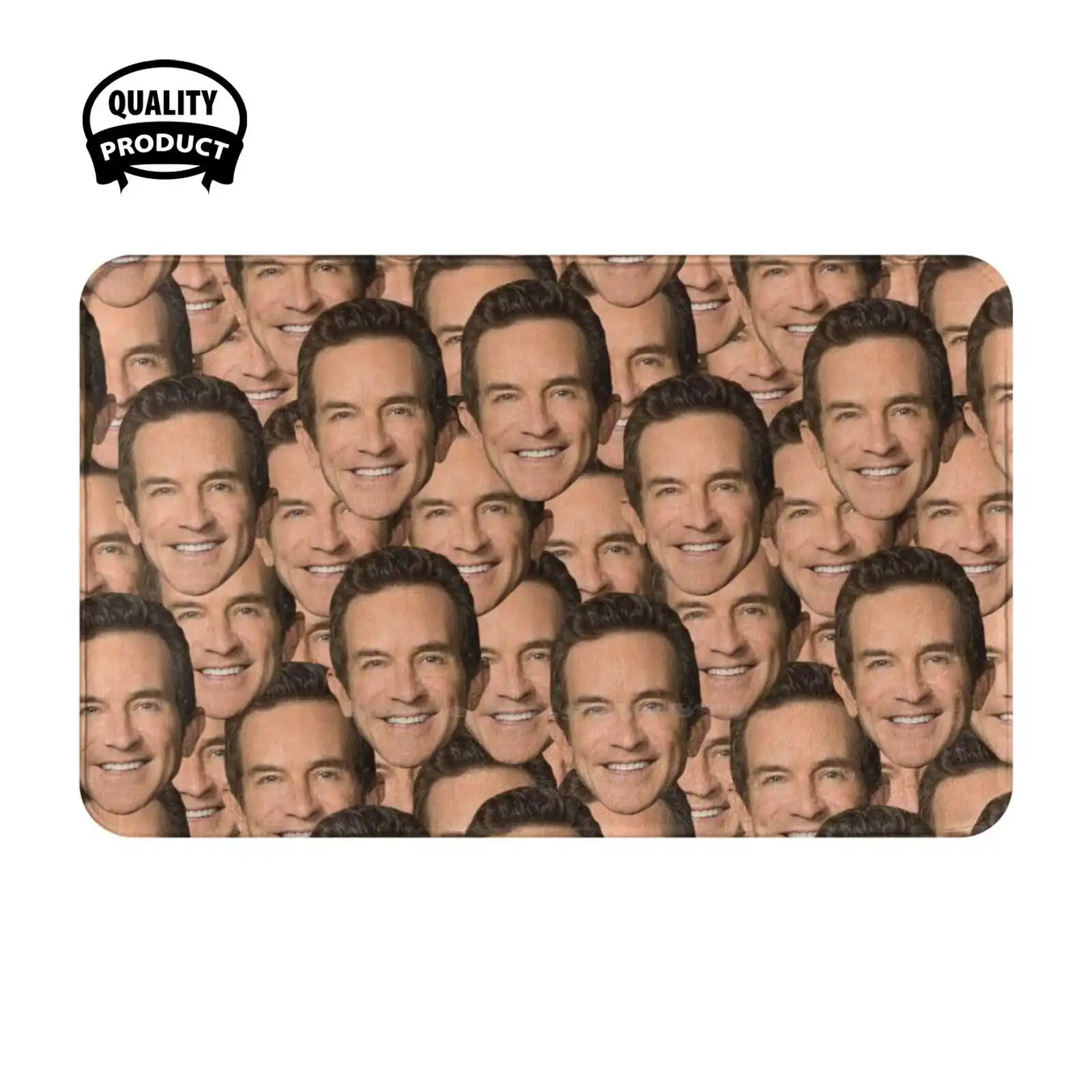 Jeff Probst Pattern Soft Cushion Home Carpet Door Mat Car Rug Jeff Probst Survivor 40 Winners At War Survival Reality Show