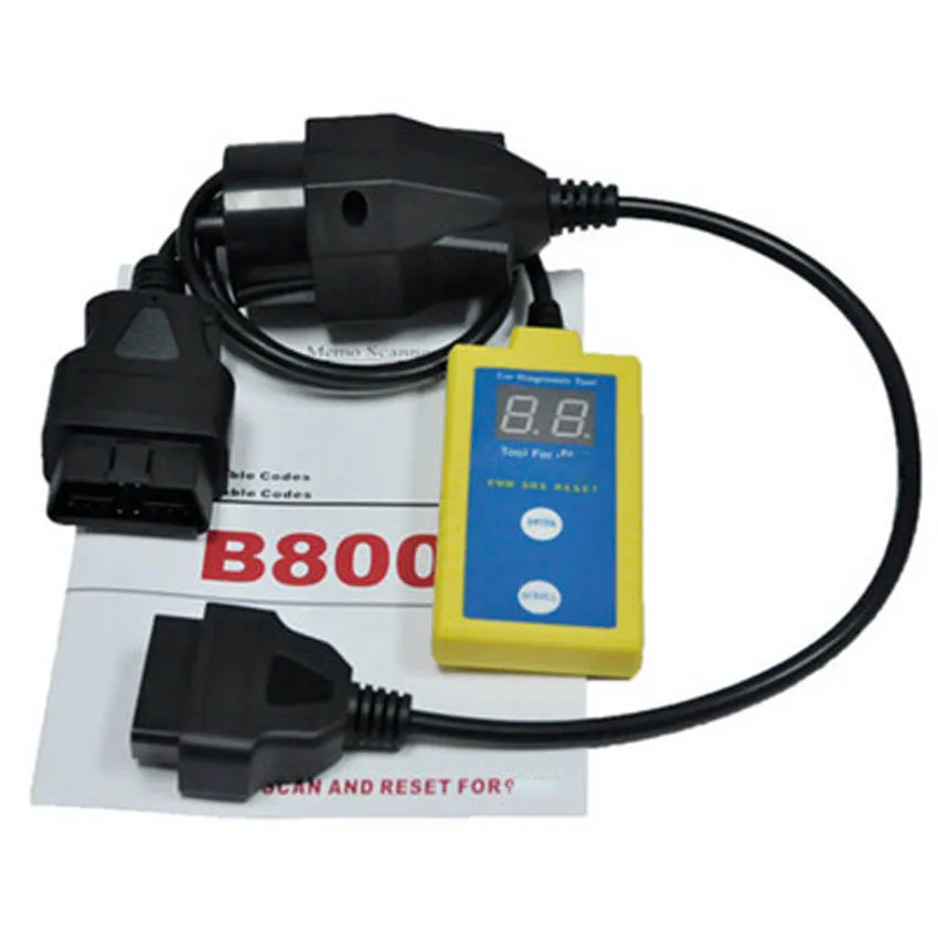 Professional Airbag Scan Reset Tool B800 for BMW 1994-2003 E36 E46 E34 E38 E39 Z3 Z4 X5 B800 Read and Clear Airbag Trouble Codes