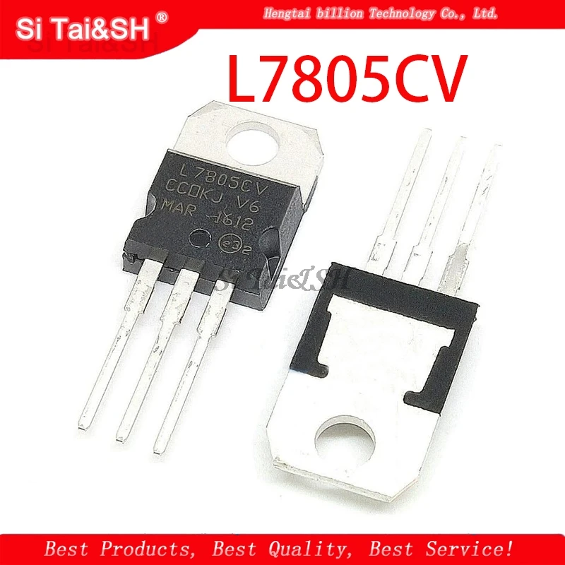 10PCS L7805CV TO220 L7805 TO-220 7805 LM7805 MC7805 new and  original IC