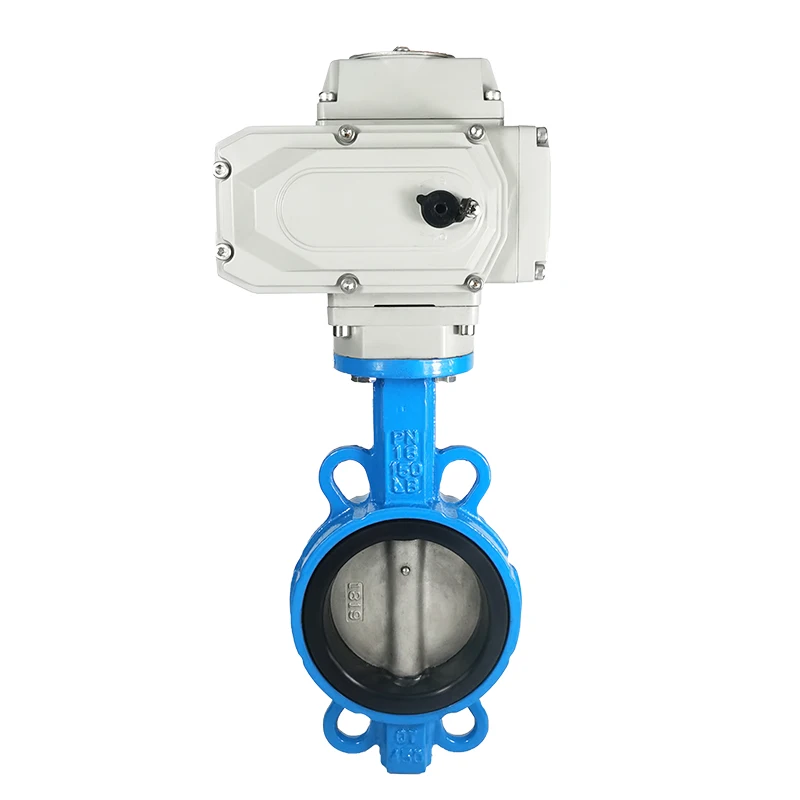 1.6 Mpa Stainless steel Electric butterfly valve D971X-16Q wafer valve stainless steel DN50 65 80 100 150 200 300