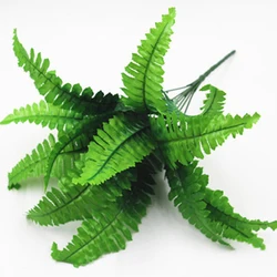 Artificial Fern Grass Green Plant, Artificial Persia Leaf, Flower Wall Hanging Plant, Home Wedding Party, Shop Decoration