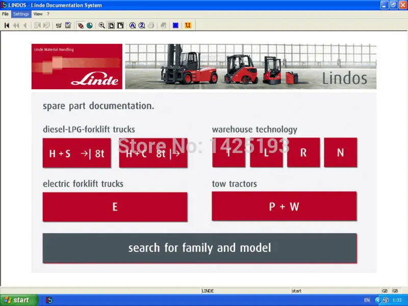 

Linde Forklift Parts Catalog 2015 (expire to 2035)