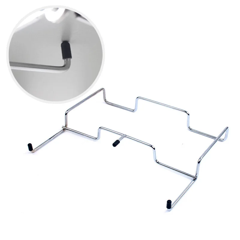 Outdoor garbage pylon camping table wire collection stand picnic barbecue shelf kitchen bag
