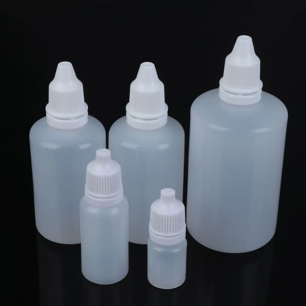 1/5pcs 5/10/15/20/50/100ml Craft Tool Scrapbooking Eye Dropper DIY Glue Applicator Paper Quilling Squeeze Bottle Empty Plastic