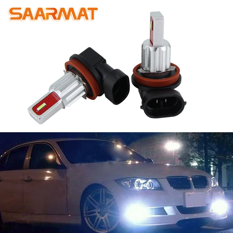 

2 светодиодные лампы H11 для противотуманных фар без ошибок для BMW mini E71 X6 M E70 X5 E83 F25 X3 2004 для E53 X5 2003-2006 E90 325 328 335i