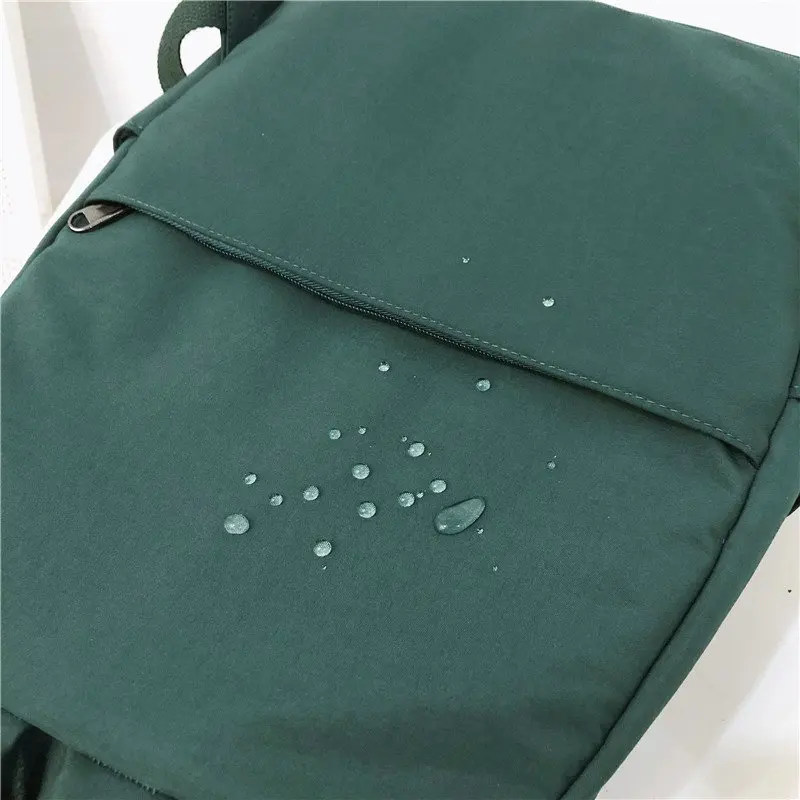 Waterproof Backpack Women Backpack Solid Women Shoulder Bag Black School Bag For Teenage Girl Children Backpacks Travel Bag