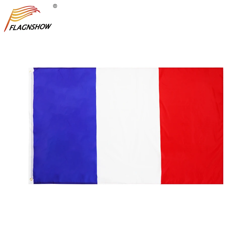 FlagOne Bandiera Francese 3x5 Piedi: La Scelta Perfetta per Decorazioni Interne ed Esterne Autentiche