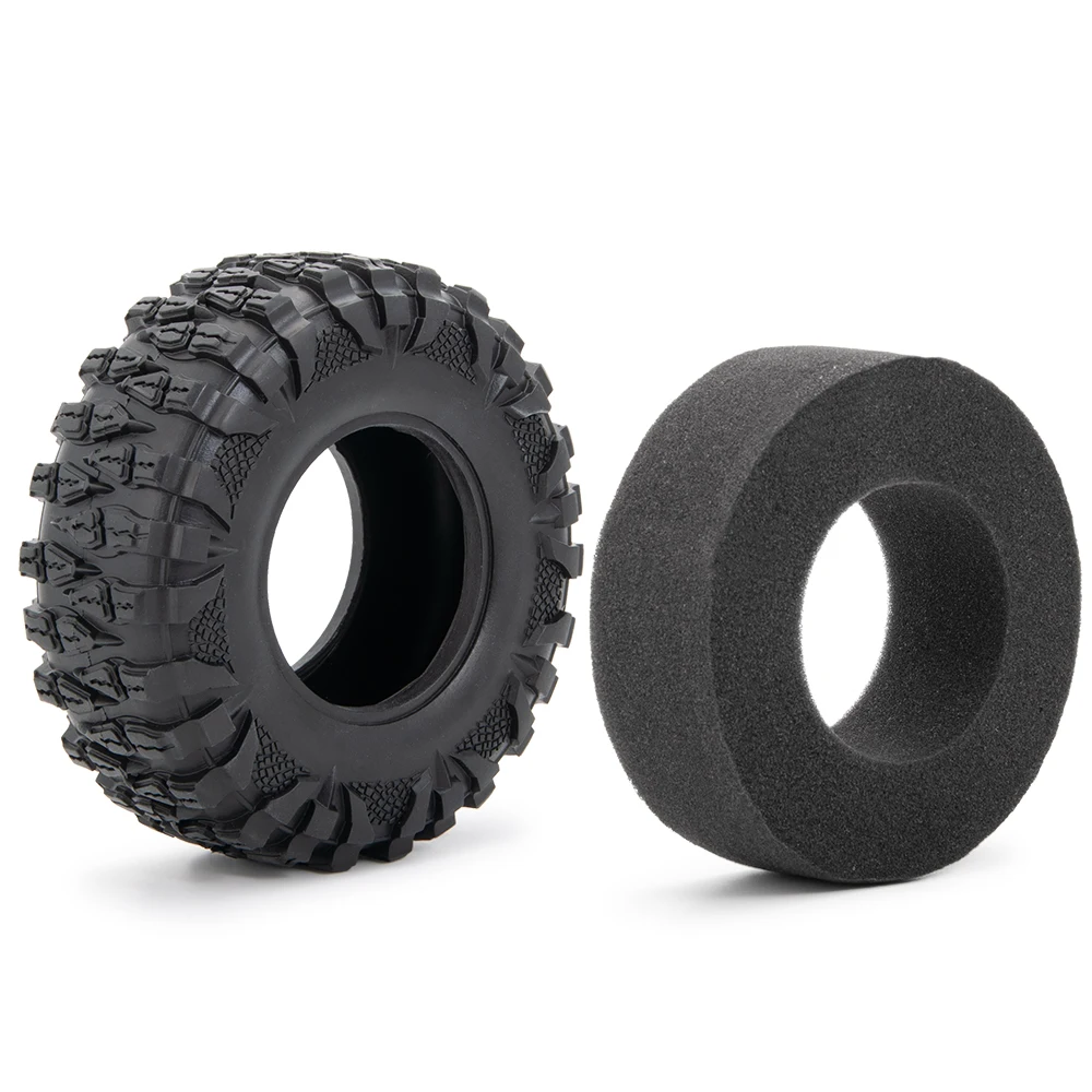 YEAHRUN 2.2 inch Rubber Wheel Tires OD 120mm dla TRX-4 Axial SCX10 II 90046 Wraith 1/10 RC Crawler Car Truck Model Upgrade Parts