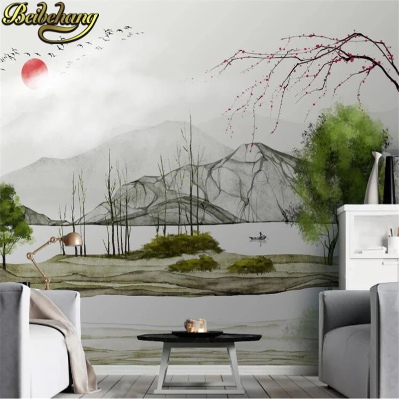 

beibehang Custom photo Chinese landscape wall paper European Roman wallpaper restaurant retro sofa backdrop 3d mural wallpaper