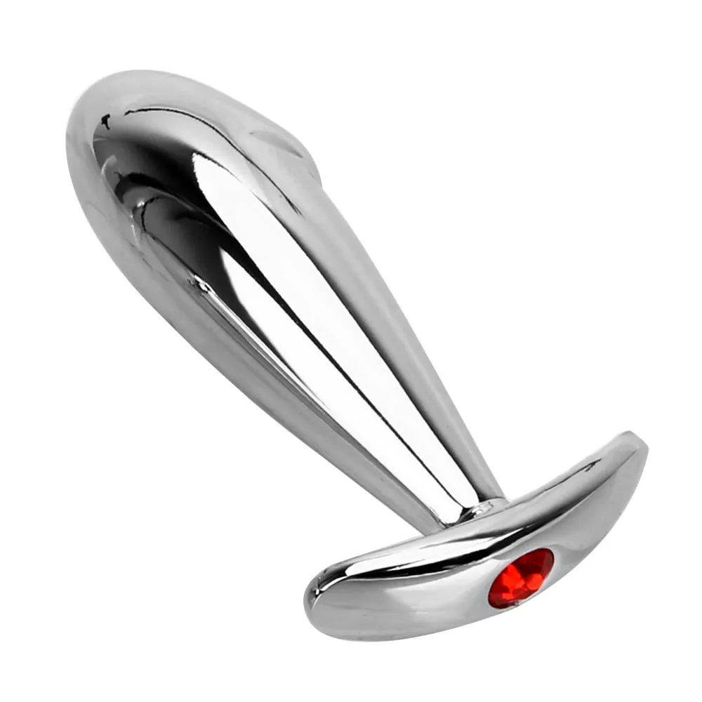 WAKEWAY Anal plug sex toy mini metal stainless steel smooth steel butt small tail female/male dildo personal products