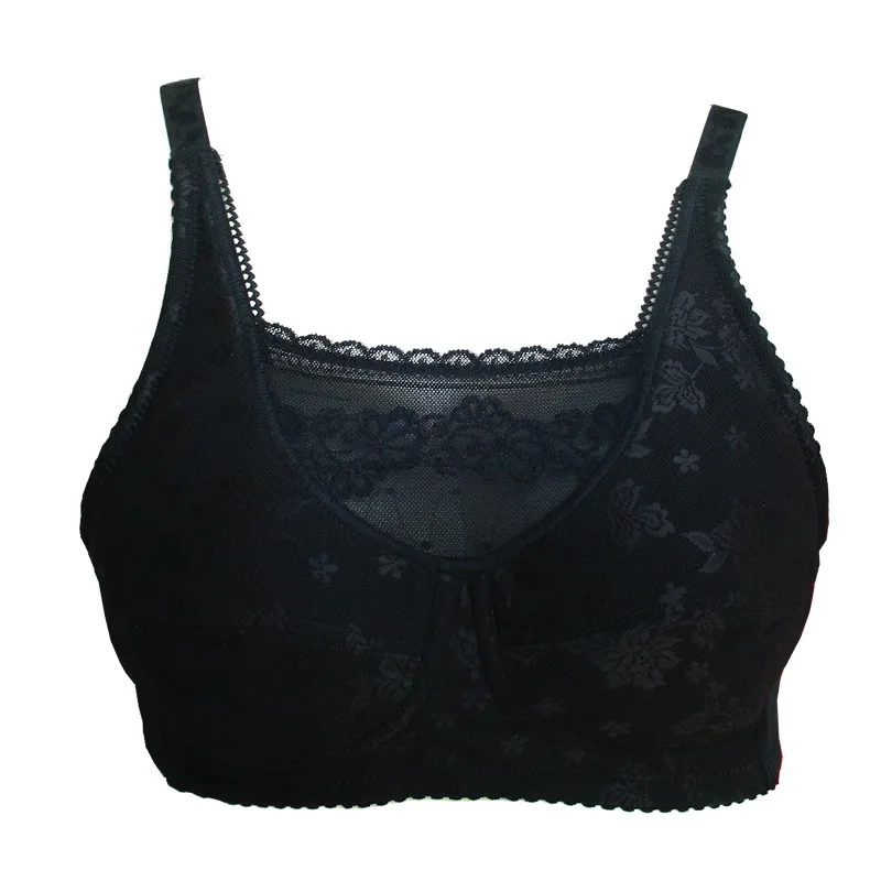 Sutiã de renda para mastectomia, top de tubo, cueca sem aro, sem costura, lingerie plus size, sutiãs prótese, X9070